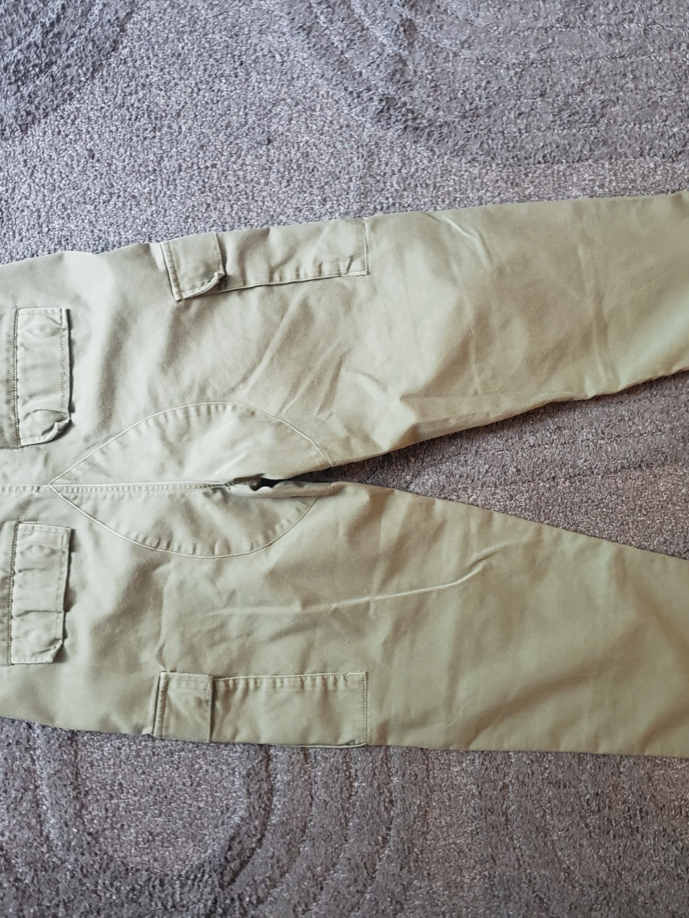 Empyre Relax Cargo Pants 30 Green Baggy Relaxed Skater Grunge y2k - Picture 3 of 6